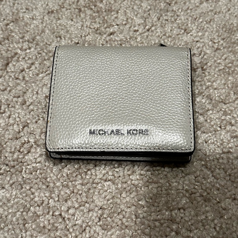 Taupe colored wallet